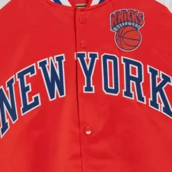 Primetime Lightweight Satin Jacket New York Knicks