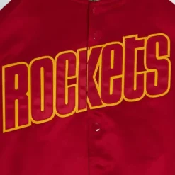 Primetime Lightweight Satin Jacket Houston Rockets
