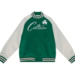 Primetime Lightweight Satin Jacket Boston Celtics