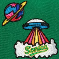 Psychedelic Snapback Hwc Seattle Supersonics