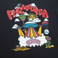 Psychedelic Ss Tee Philadelphia 76Ers