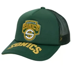Puff The Magic Trucker Snapback Hwc Seattle Supersonics