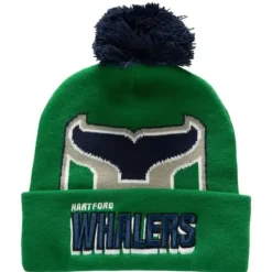 Punch Out Pom Knit Hartford Whalers