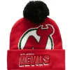 Punch Out Pom Knit New Jersey Devils