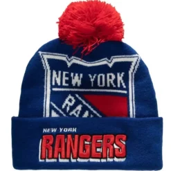 Punch Out Pom Knit New York Rangers