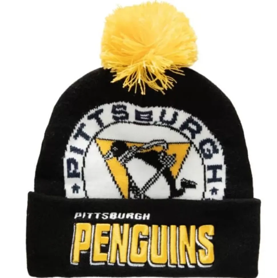 Punch Out Pom Knit Pittsburgh Penguins