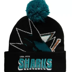 Punch Out Pom Knit San Jose Sharks