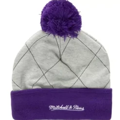 Quilted Pom Beanie Hwc Los Angeles Lakers