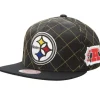 Quilted Taslan Snapback Pittsburgh Steelers