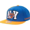 Rear Script Deadstock Snapback New York Knicks
