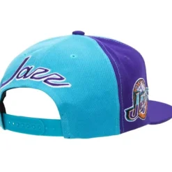 Rear Script Deadstock Snapback Hwc Utah Jazz