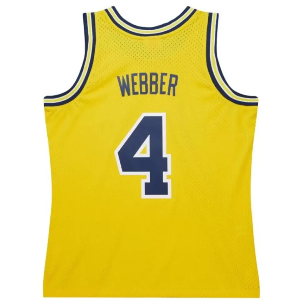 Replica Chris Webber University Of Michigan Maize 1991 Jersey