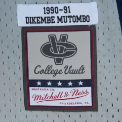 Replica Dikembe Mutombo Georgetown University 1990 Jersey