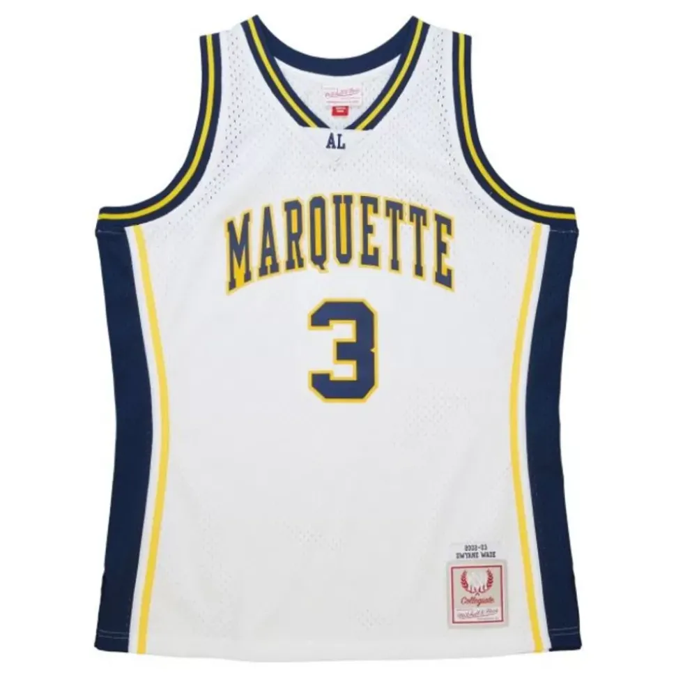 Replica Dwyane Wade Marquette University White 2002 Jersey