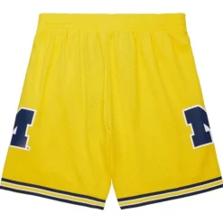 Replica University Of Michigan Maize 1991 Shorts
