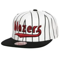 Retro Pinstripe Snapback Hwc Portland Trail Blazers