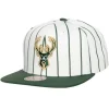 Retro Pinstripe Snapback Milwaukee Bucks