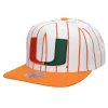 Retro Pinstripe Snapback University Of Miami
