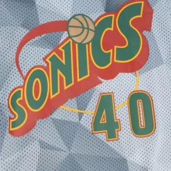 Reversible Mesh Tank Seattle Supersonics Shawn Kemp
