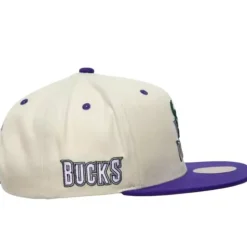 Sail 2 Tone Snapback Hwc Milwaukee Bucks