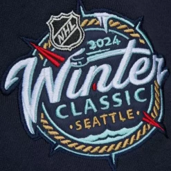 Satin Insert Fleece Crew Current Logo Seattle Kraken