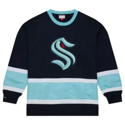 Satin Insert Fleece Crew Current Logo Seattle Kraken