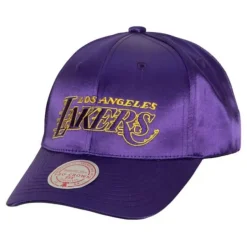 Satin Low Pro Snapback Los Angeles Lakers