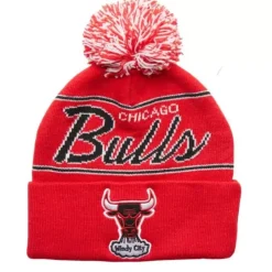 Script Pom Beanie Hwc Chicago Bulls