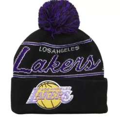 Script Pom Beanie Hwc Los Angeles Lakers