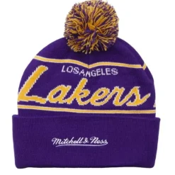 Script Pom Beanie Hwc Los Angeles Lakers