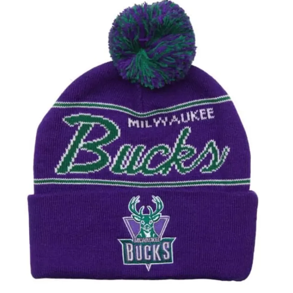 Script Pom Beanie Hwc Milwaukee Bucks