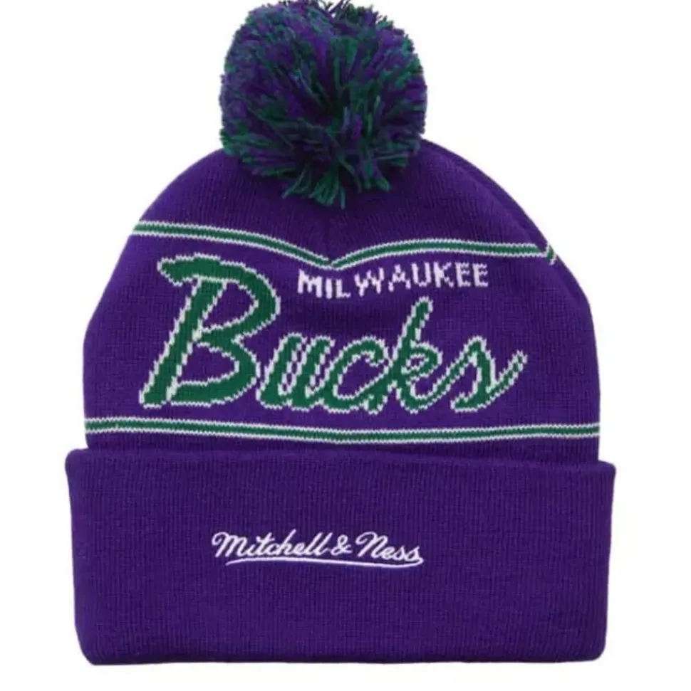 Script Pom Beanie Hwc Milwaukee Bucks