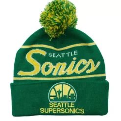 Script Pom Beanie Hwc Seattle Supersonics