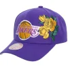 Secondary Roses Pro Snapback Los Angeles Lakers