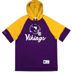 Shortsleeve Fleece Hoodie Minnesota Vikings