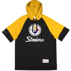 Shortsleeve Fleece Hoodie Pittsburgh Steelers