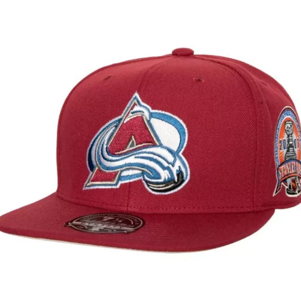 Side Patch Fitted Colorado Avalanche