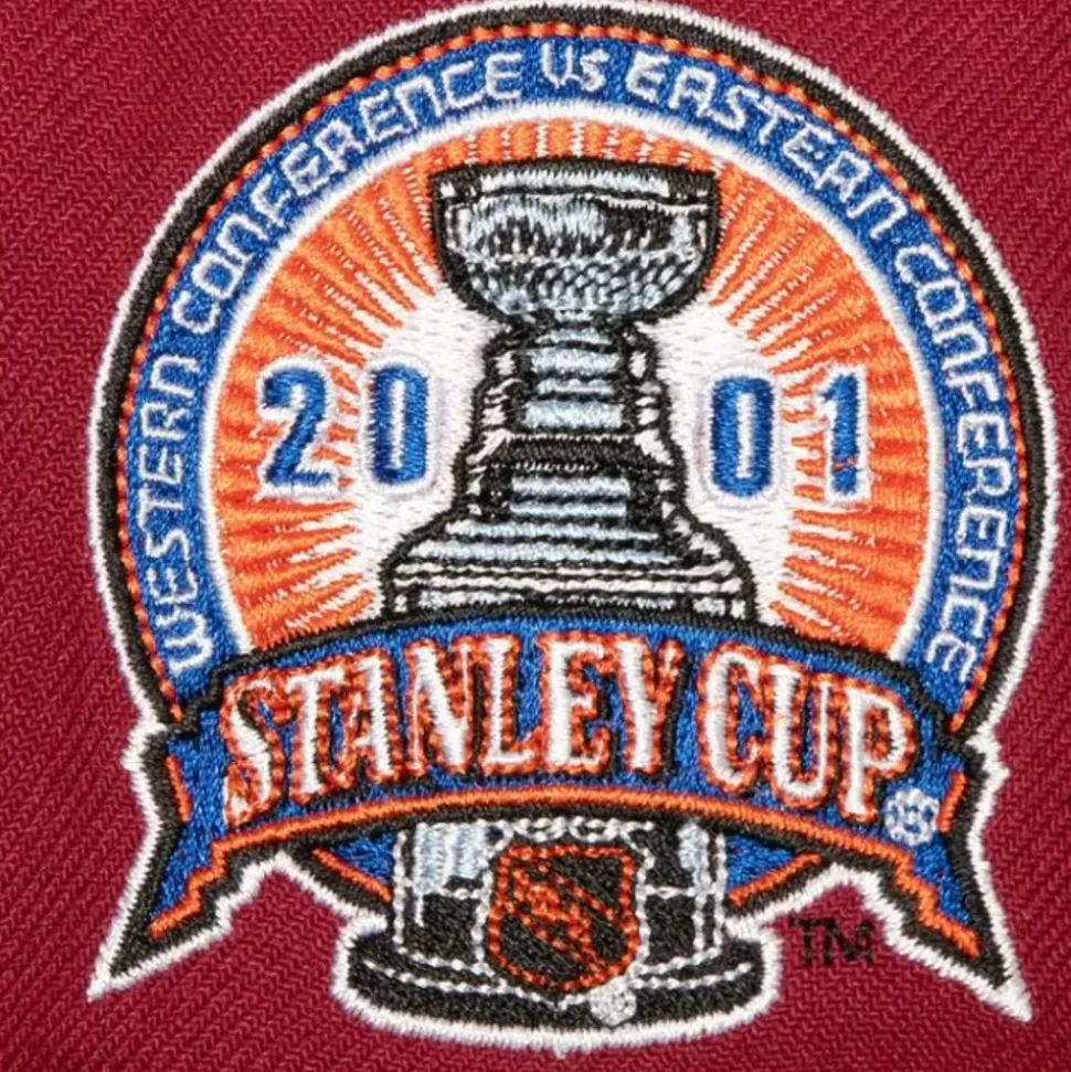 Side Patch Fitted Colorado Avalanche