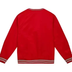 Sideline Pullover Satin Jacket Ohio State