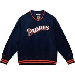 Sideline Pullover Satin Jacket San Diego Padres