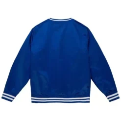 Sideline Pullover Satin Jacket Los Angeles Dodgers