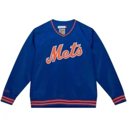 Sideline Pullover Satin Jacket New York Mets