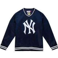 Sideline Pullover Satin Jacket New York Yankees