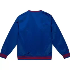 Sideline Pullover Satin Jacket Atlanta Braves