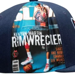 Slam Side Cropped Snapback Hwc New Jersey Nets Kenyon Martin