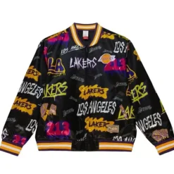 Slap Sticker Reversible Jacket Los Angeles Lakers