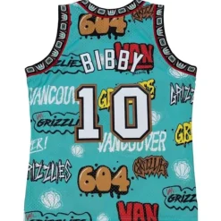 Slap Sticker Swingman Mike Bibby Vancouver Grizzlies 1998-99 Jersey