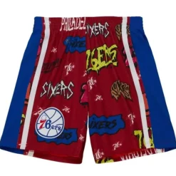 Slap Sticker Swingman Philadelphia 76Ers 1996-97 Shorts