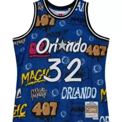 Slap Sticker Swingman Shaquille O'Neal Orlando Magic 1994-95 Jersey
