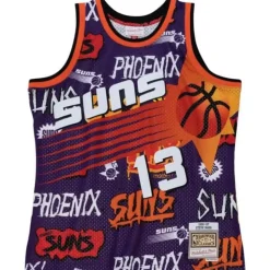 Slap Sticker Swingman Steve Nash Phoenix Suns 1996-97 Jersey